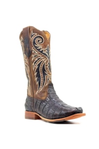 Bota Goyazes Jacaré Rabo Café/Dlls Furtacor 253204-JC