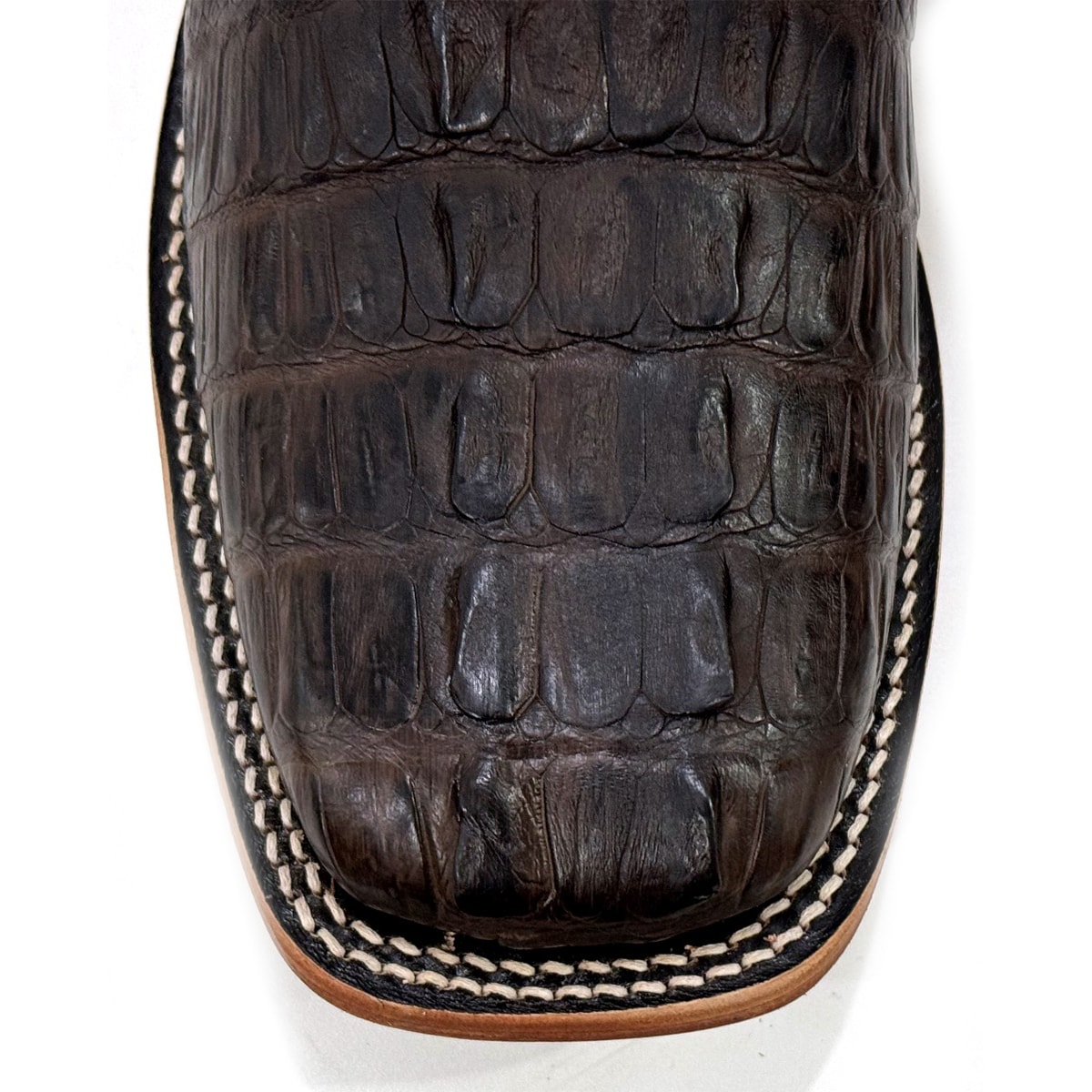 Bota Goyazes Jacaré Rabo Café/Dlls Turquesa 253003-JC | Cris & Cia
