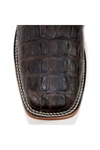 Bota Goyazes Jacaré Rabo Café/Dlls Turquesa 253003-JC