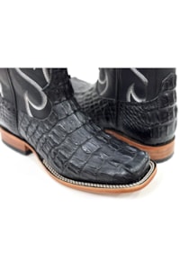 Bota Goyazes Jacaré Rabo Preto/Bison Preto 254803-JC