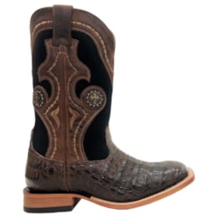 Bota Goyazes Jacaré Tab/Neoprene Preto 173014-JC