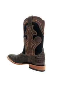 Bota Goyazes Jacaré Tab/Neoprene Preto 173014-JC