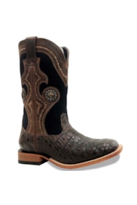 Bota Goyazes Jacaré Tab/Neoprene Preto 173014-JC