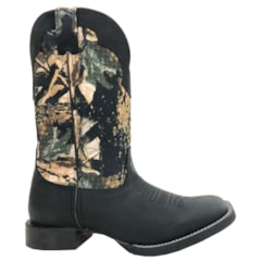 Bota Goyazes Malb Preto/Lona Camuflado H193013-CF