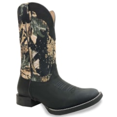 Bota Goyazes Malb Preto/Lona Camuflado H193013-CF
