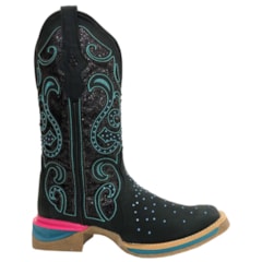 Bota Goyazes Malb Preto/Malb Preto/Azul H193207-CJ