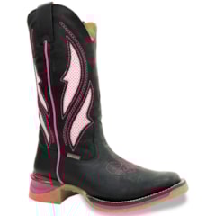 Bota Goyazes Malb Preto/Malb Preto/Pink H193205-CJ