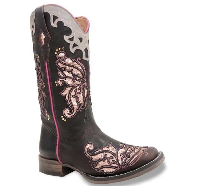 Bota Goyazes Mustang Café/ Mustang Café/ Rosê 193223-CF
