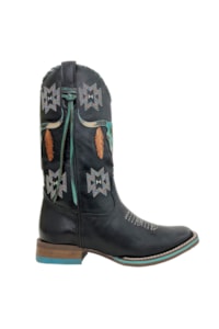 Bota Goyazes Mustang Preto/Mustang Preto 203260-CF
