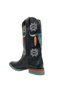 Bota Goyazes Mustang Preto/Mustang Preto 203260-CF