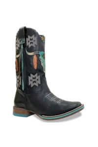 Bota Goyazes Mustang Preto/Mustang Preto 203260-CF