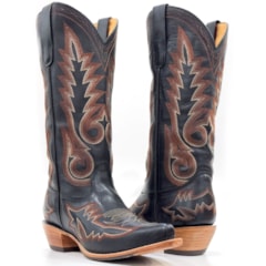 Bota Goyazes Mustang Preto/Mustang Preto 256803-CC