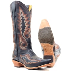 Bota Goyazes Mustang Preto/Mustang Preto 256803-CC
