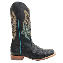 Bota Goyazes Pirarucu Preto/ Malb Preto 193233-PC