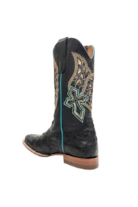 Bota Goyazes Pirarucu Preto/ Malb Preto 193233-PC