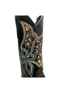Bota Goyazes Pirarucu Preto/ Malb Preto 193233-PC