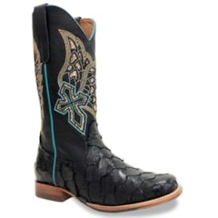 Bota Goyazes Pirarucu Preto/ Malb Preto 193233-PC