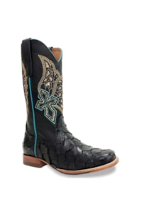 Bota Goyazes Pirarucu Preto/ Malb Preto 193233-PC