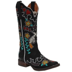 Bota Goyazes Pit Stop Preto/ Pit Stop Preto 193225-CF