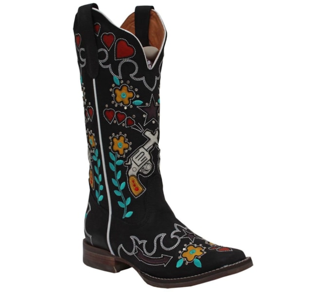 Bota Goyazes Pit Stop Preto/ Pit Stop Preto 193225-CF