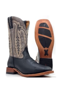 Bota Goyazes Pit Stop Preto/Waco Cimento 226501-CC