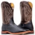 Bota Jácomo Avestruz Liso Preto/Fossil Oil Café 40032/RGDQ