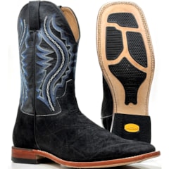 Bota Jácomo Elefante Preto/Napa Preto 2362/RXDQ