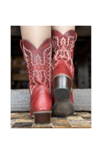 Bota Jácomo Fossil Vermelho/Fossil Vermelho 90161TCQ