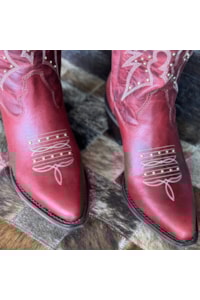 Bota Jácomo Fossil Vermelho/Fossil Vermelho 90161TCQ