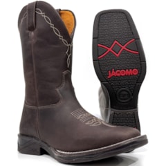 Bota Jácomo Mamute Oil Dark Brown/Mustang Dark Brown 4004/FXD