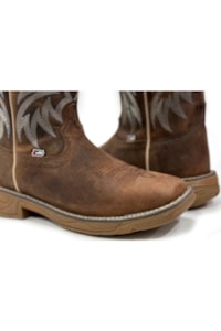 Bota Justin Importada Marrom Nogueira SE7400