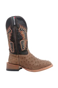 Bota Mexican Boots Avestruz Tab/ Fossil Café 87201-MX