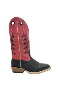Bota Mexican Boots Cabeça Preta/ Fossil Vermelho/ Carrapeta 83158