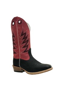 Bota Mexican Boots Cabeça Preta/ Fossil Vermelho/ Carrapeta 83158