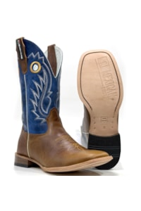 Bota Mexican Boots Fossil Mostarda/Fossil Azul Bic 191279