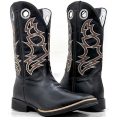 Bota Mexican Boots Fossil Preto 191278