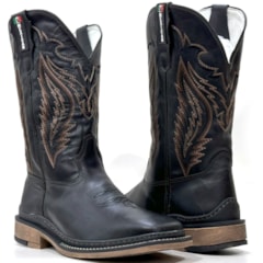 Bota Mexican Boots Fossil Preto 191280