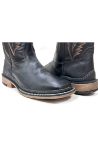 Bota Mexican Boots Fossil Preto 191280