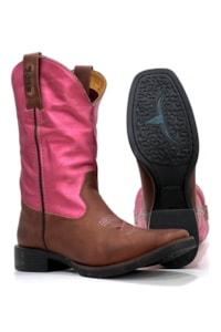 Bota Moiadeiros Fossil Sella/Pink MORS1266