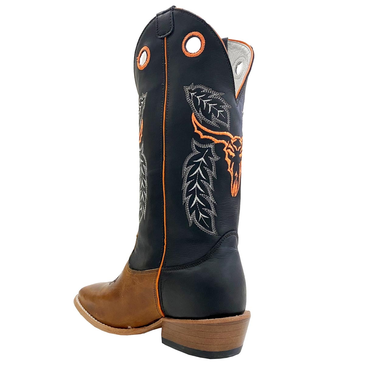 Bota Mr. West Boots Carrapeta Fossil Mostarda/Fossil Preto/Laranja