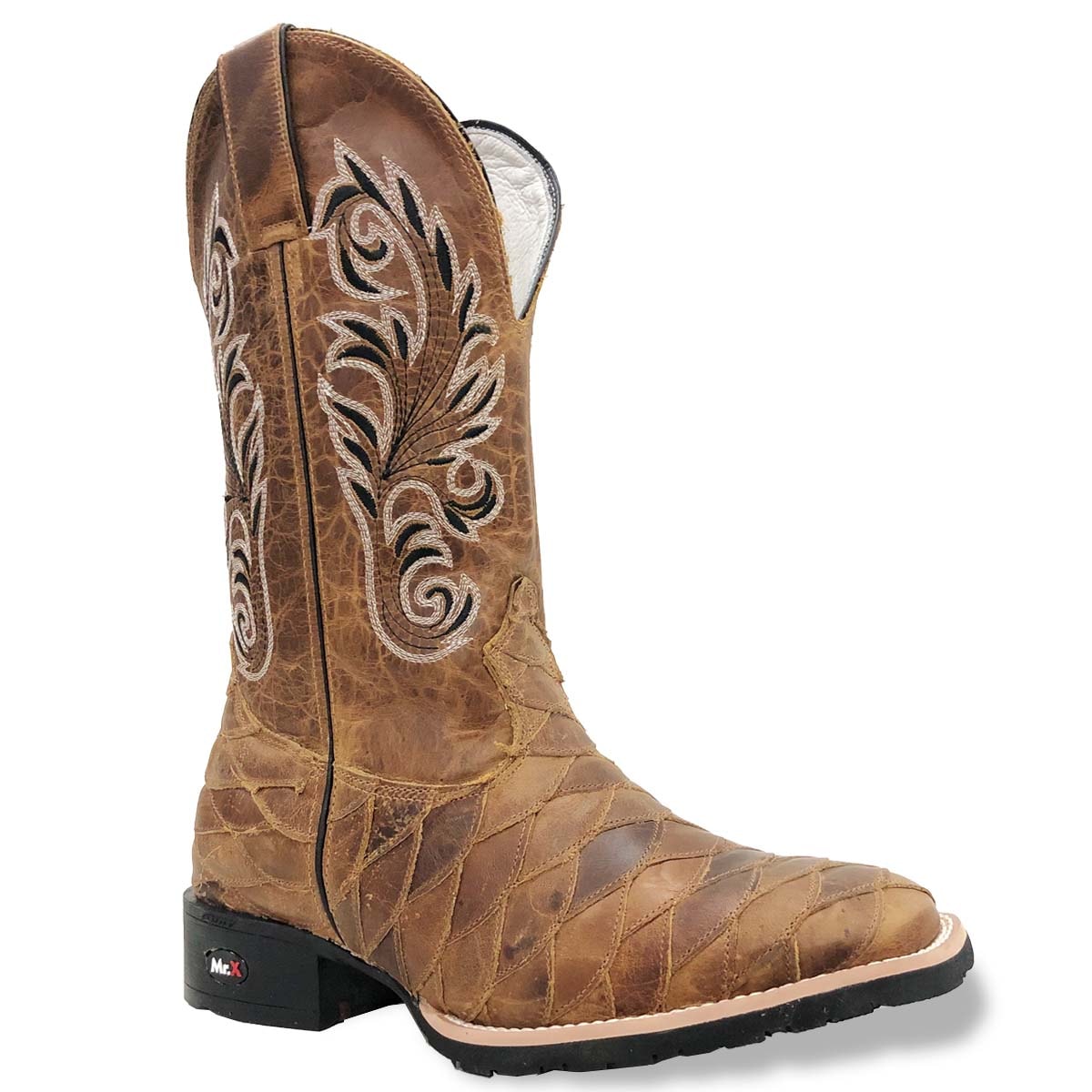 Bota Mr. West Boots Escamada Fossil Mostarda/ Fossil Mostarda