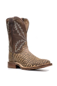 Bota Tony Lama Importada Print Elefante/Marrom XT5103