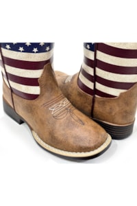 Bota Twister Infantil Marrom/USA JCO