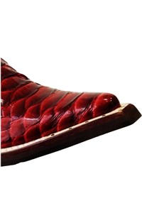 Bota Vimar Boots Anaconda Verniz Vermelho