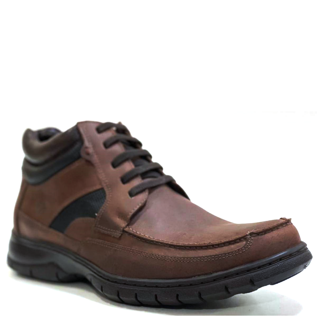 Botina Anatomic Gel 7976 Mustang Tab/Furado Brown | Cris & Cia