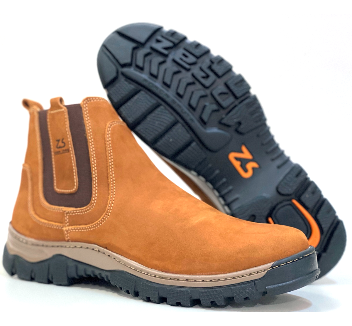 Botina Zebu Jump 56070 MS 05 Terra | Cris & Cia