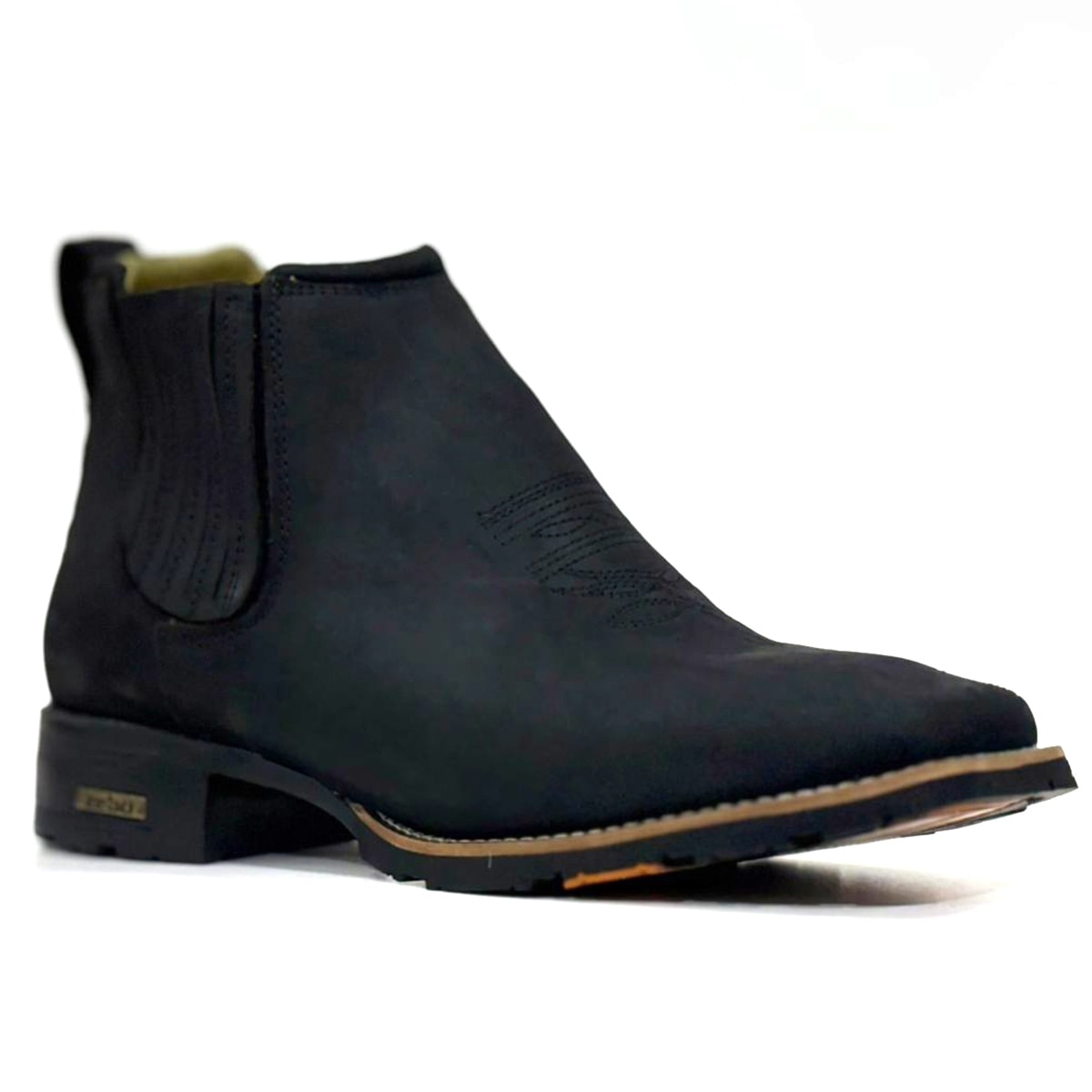 Botina Zebu Flex 57021 MS 01 Preto | Cris & Cia