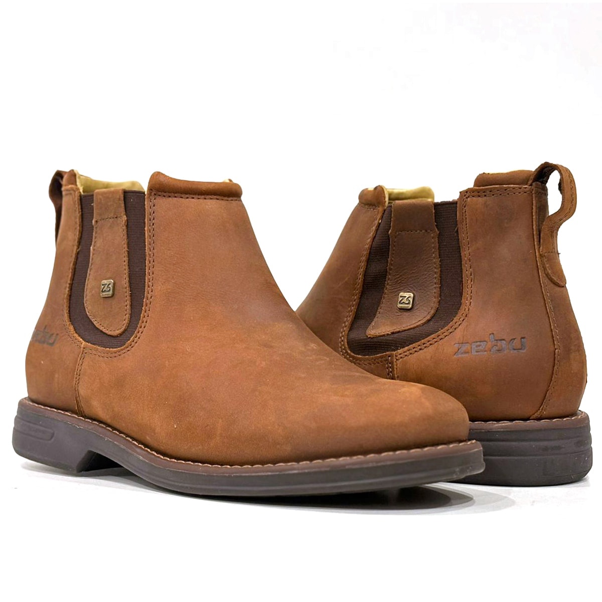 Botina Zebu Flex 57021 MS 01 Preto | Cris & Cia