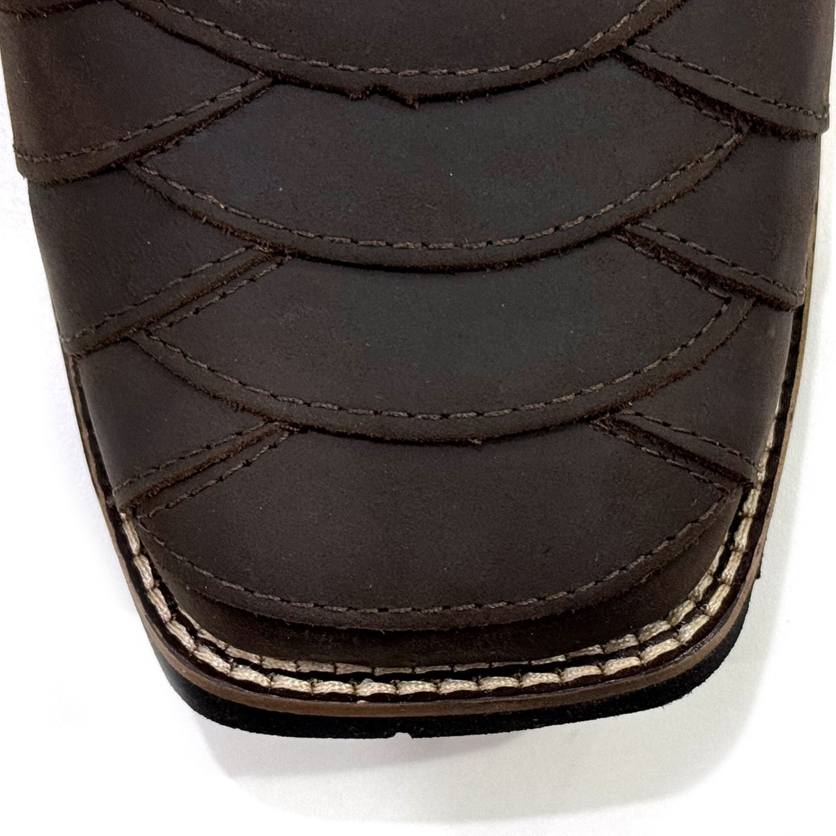 Bubu④ J726 Botina Masculina Bico Quadrado Graxo Zebu 36664 - Rodeo West