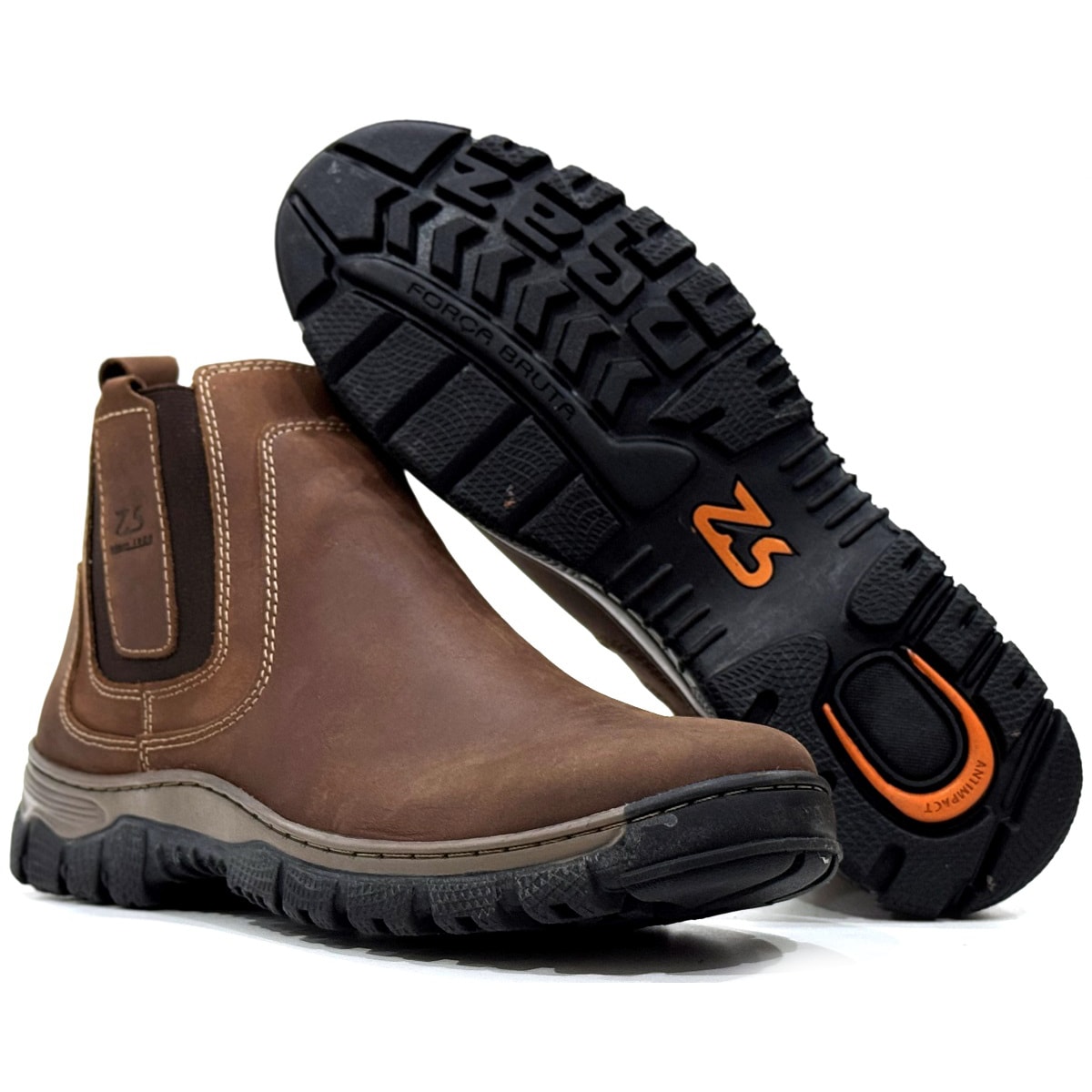 Botina Zebu Jump 56070 MS 05 Terra | Cris & Cia